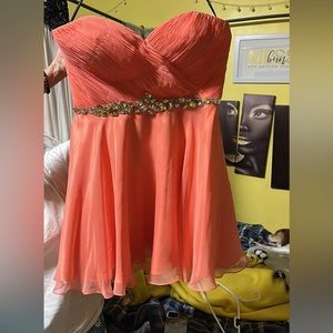 Coral Homecoming Dress!!